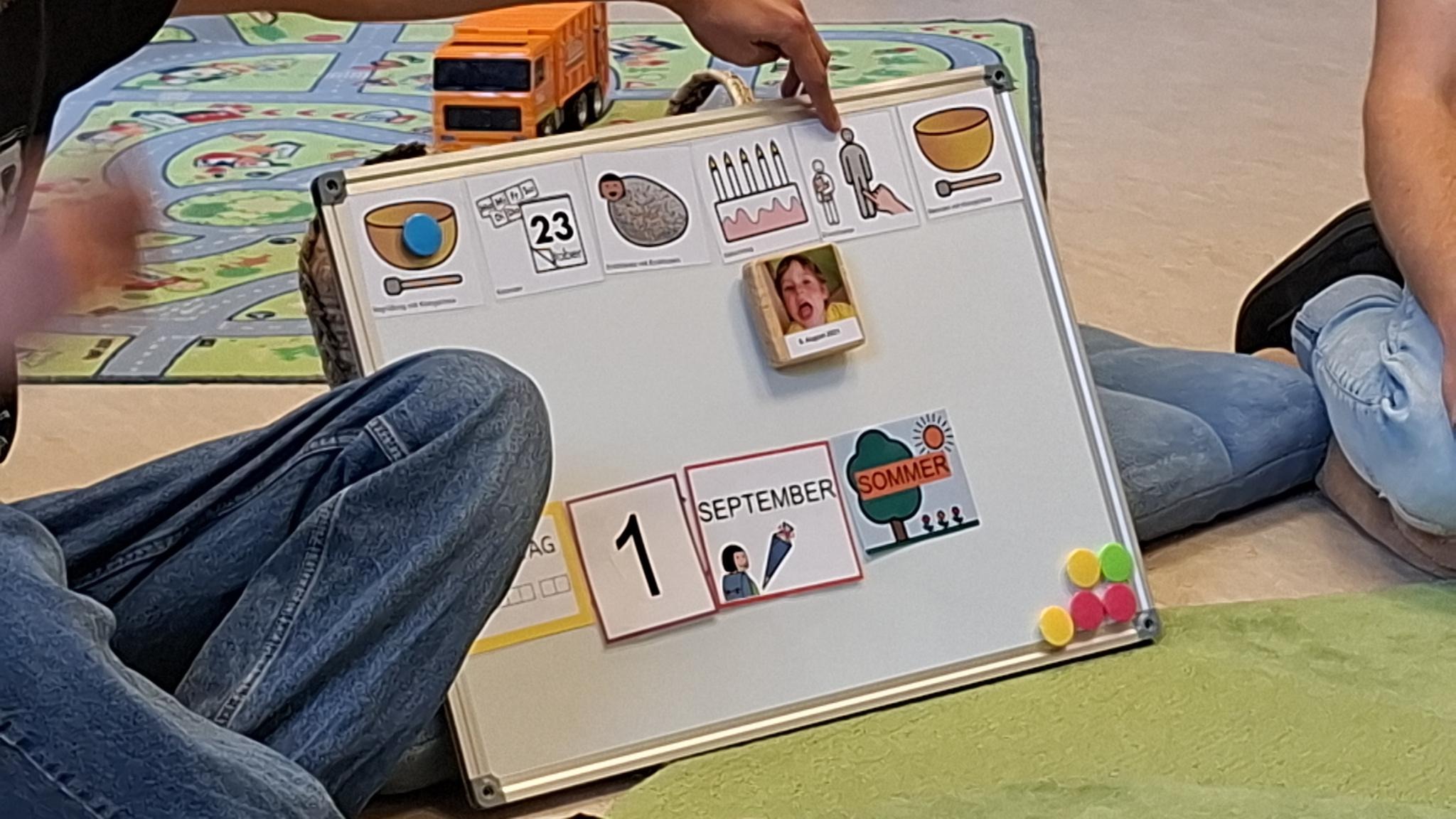 Morgenkreis und Tagesplanung
